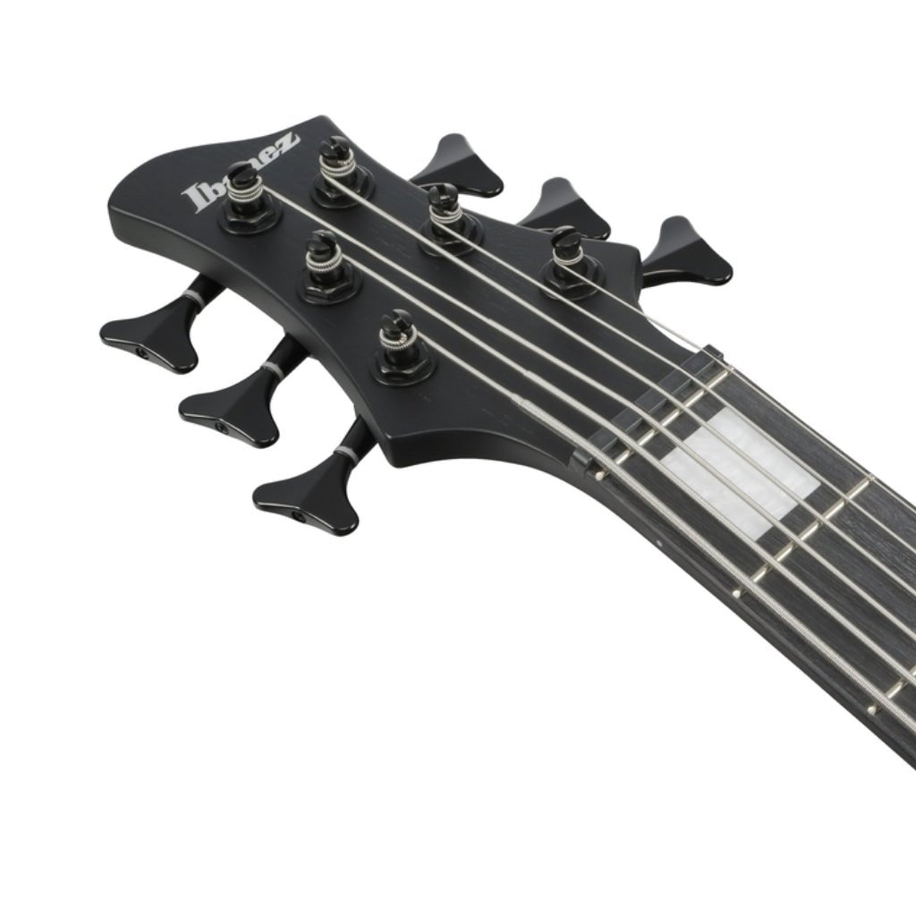 Ibanez FAB1-WK Felipe Andreoli 6-String Signature Bass Guitar - Weathered Black Electric Guitars Sky Music