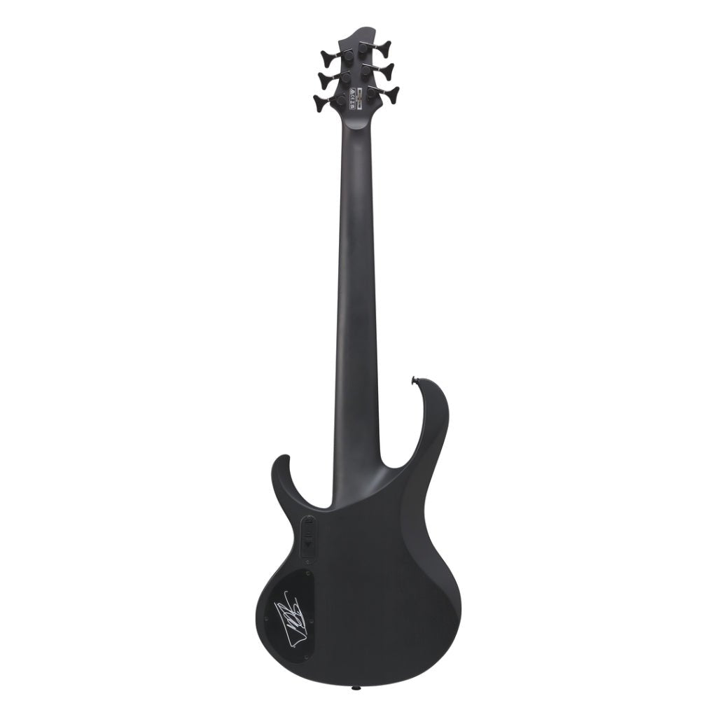 Ibanez FAB1-WK Felipe Andreoli 6-String Signature Bass Guitar - Weathered Black Electric Guitars Sky Music