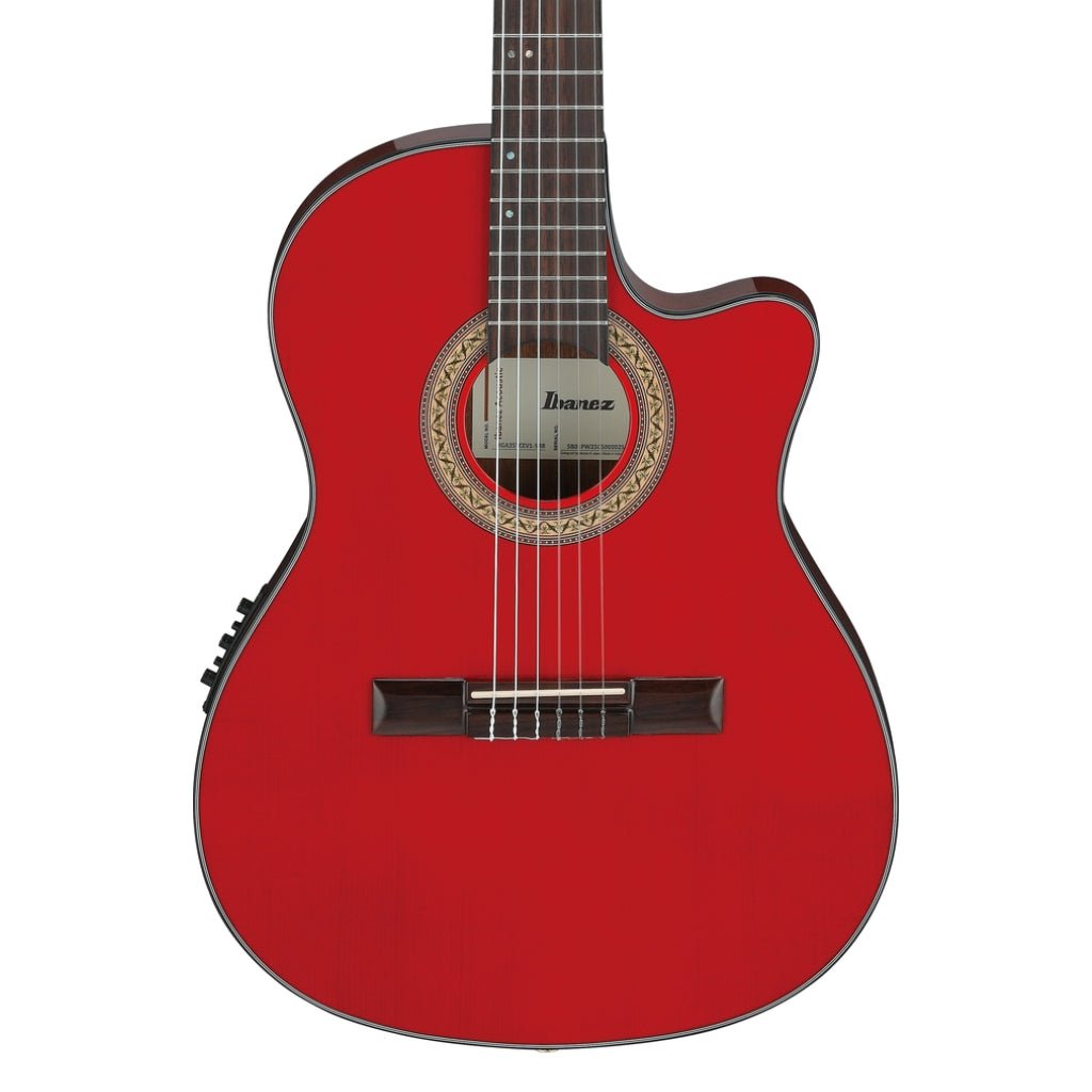 Ibanez GA35TCE High Gloss Classical Guitar - Sapphire Red Acoustic Guitars Sky Music