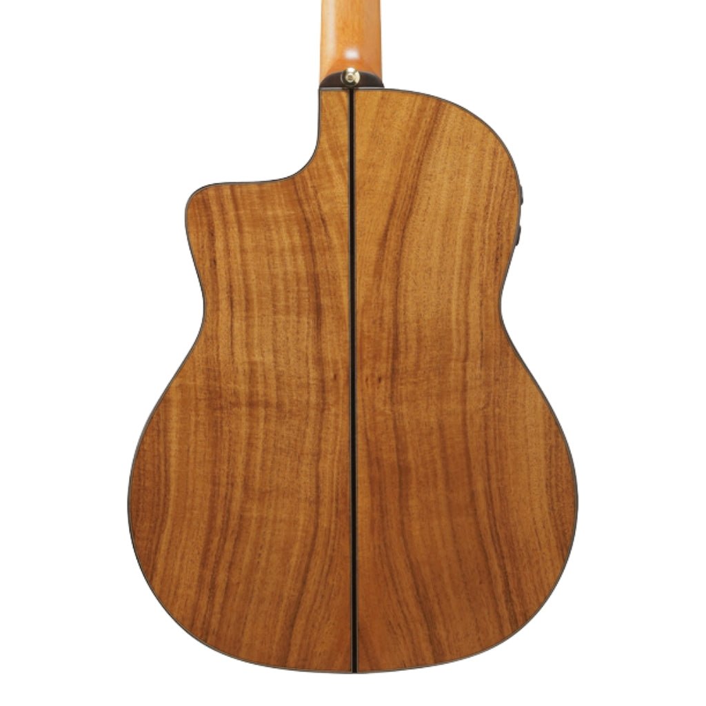 Ibanez GA360TCE Nylon String Classical Body Acoustic Guitar - Transparent Black High Gloss Classical Guitars Sky Music