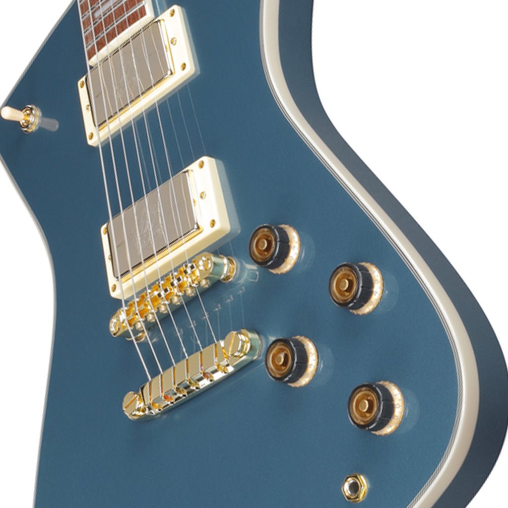 Ibanez IC420ABM Electric Guitar Antique Blue Metallic Electric Guitars Sky Music
