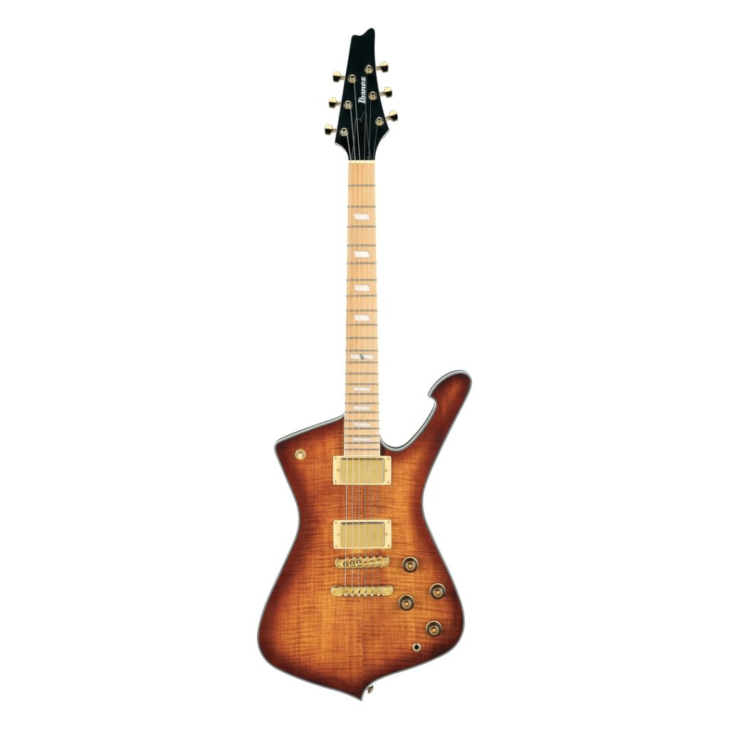 Ibanez IC420MFM Electric Guitar - Caramel Burst Low Gloss Electric Guitars Sky Music