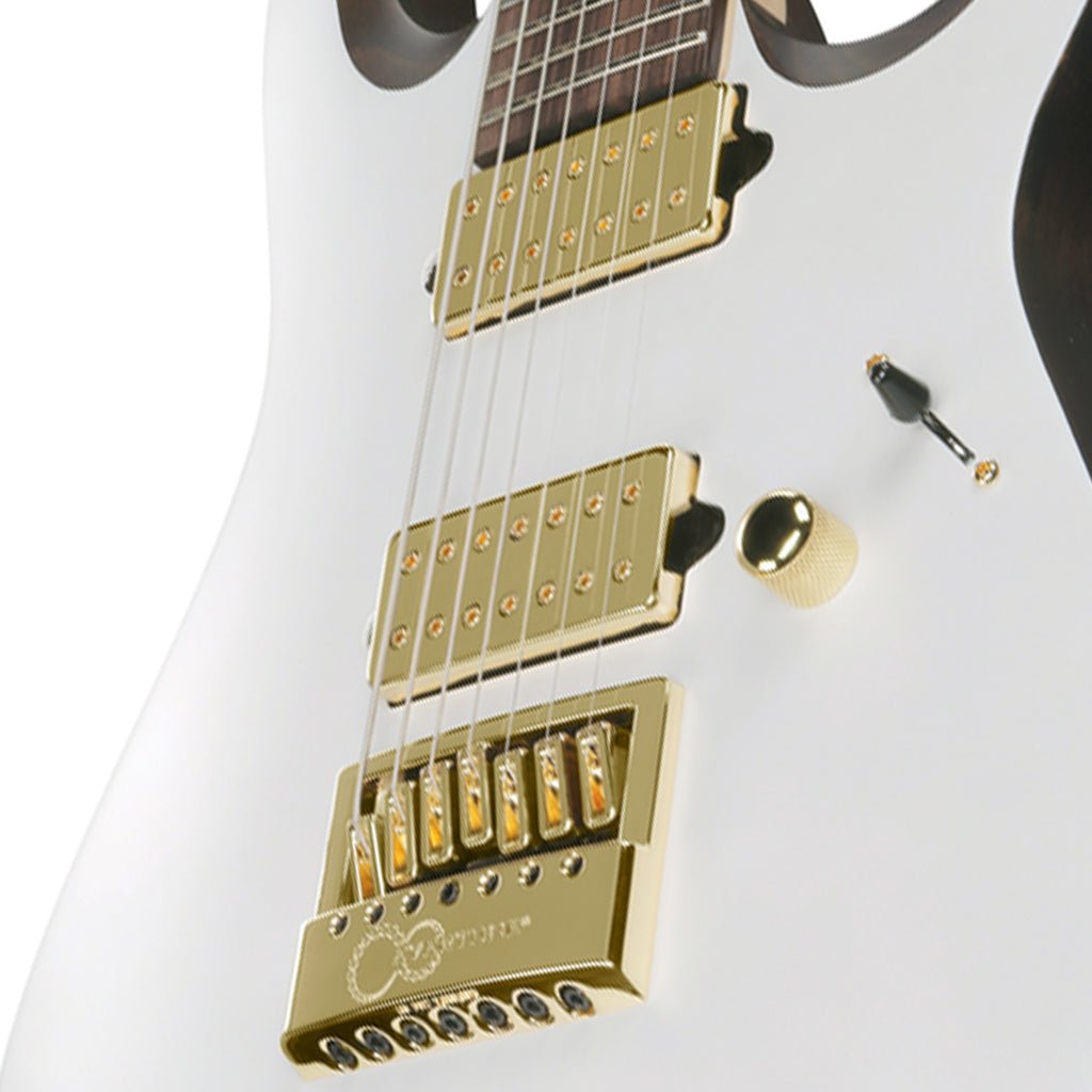 Ibanez K7 Yang Head Signature 7-String Rosewood Fretboard - White Electric Guitars Sky Music