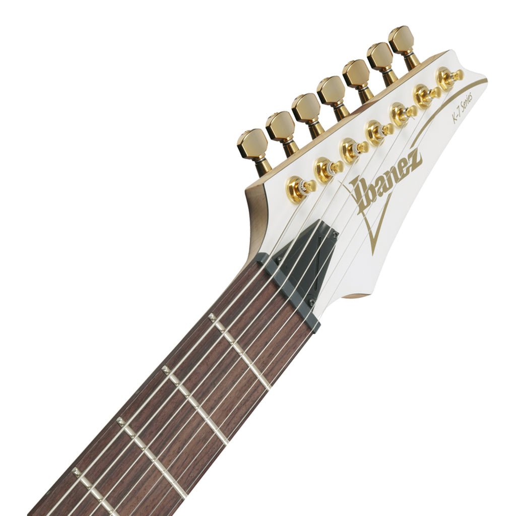 Ibanez K7 Yang Head Signature 7-String Rosewood Fretboard - White Electric Guitars Sky Music