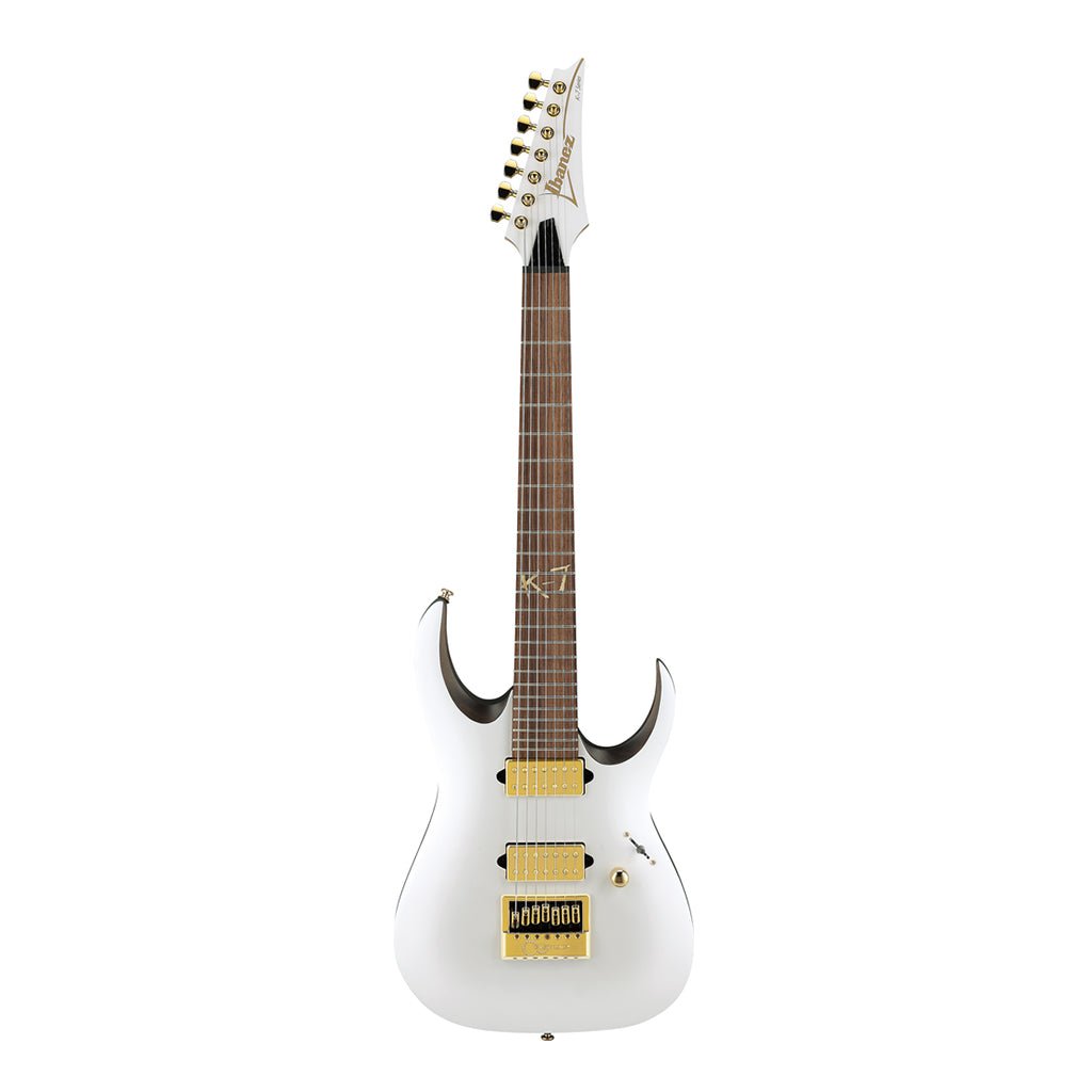 Ibanez K7 Yang Head Signature 7-String Rosewood Fretboard - White Electric Guitars Sky Music