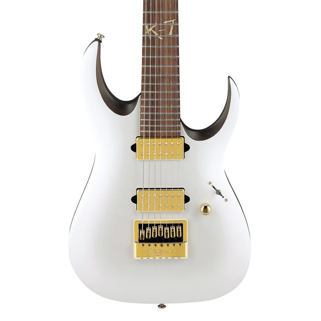 Ibanez K7 Yang Head Signature 7-String Rosewood Fretboard - White Electric Guitars Sky Music