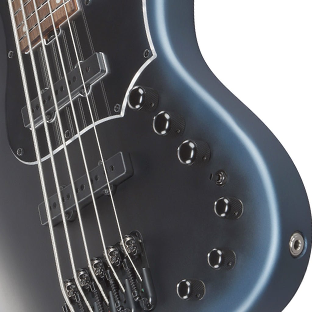 Ibanez MDM1005 5-String Electric Bass - Midnight Arctic Ocean Matte Bass Guitars Sky Music