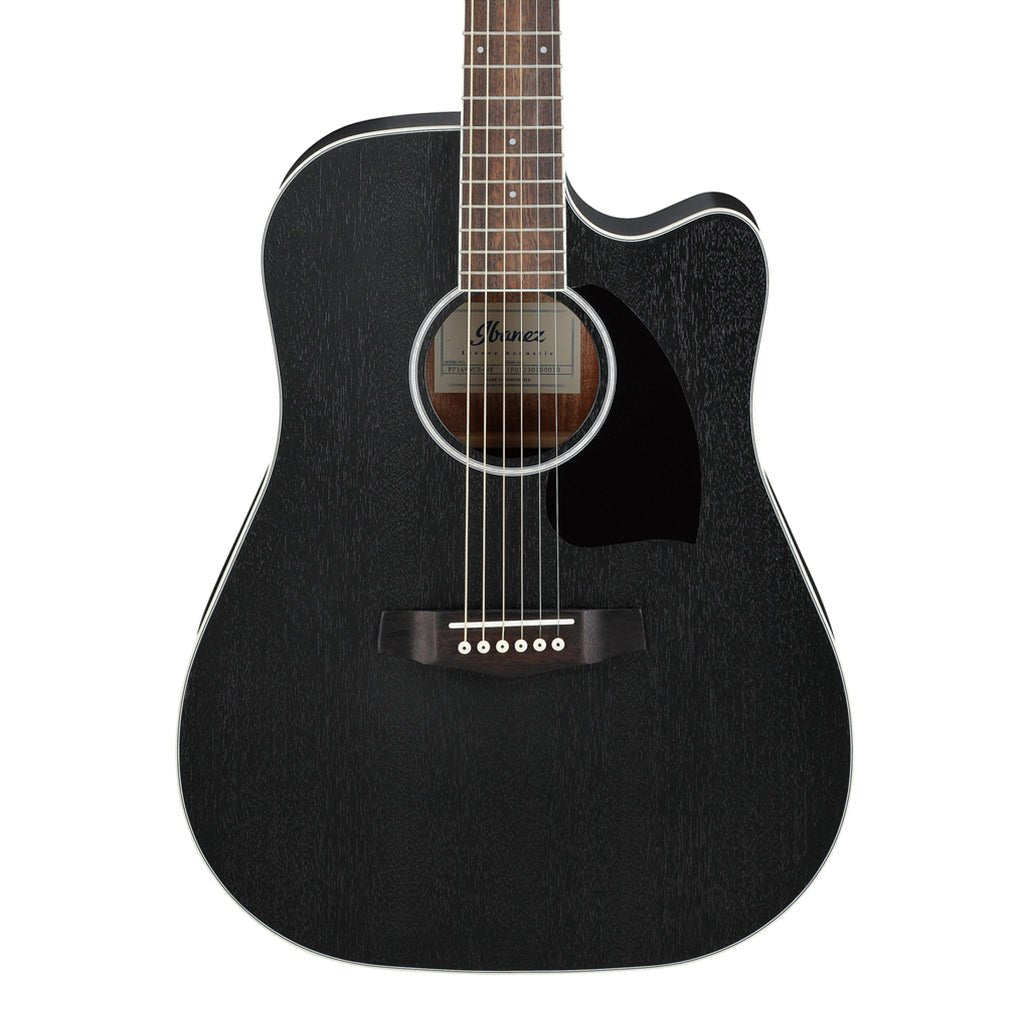 Ibanez PF16MWCEWK Electro Acoustic Guitar Weathered Black Open Pore Acoustic Guitars Sky Music