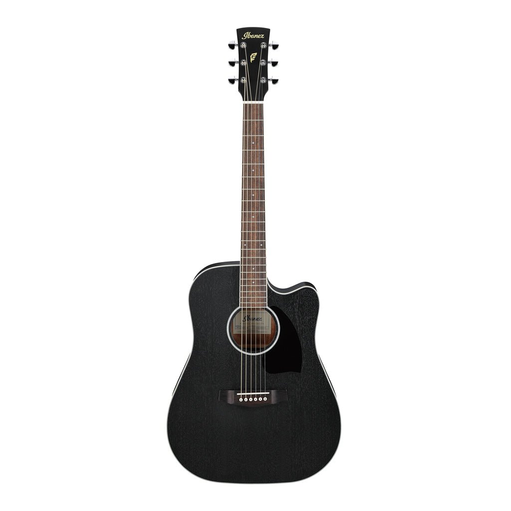 Ibanez PF16MWCEWK Electro Acoustic Guitar Weathered Black Open Pore Acoustic Guitars Sky Music