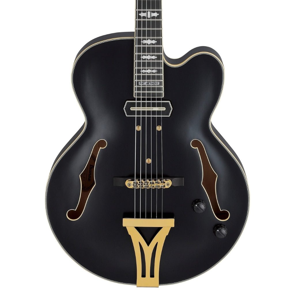 Ibanez PM3C Pat Metheny Signature Electric Guitar - Black Low Gloss Electric Guitars Sky Music