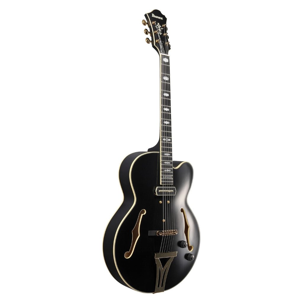Ibanez PM3C Pat Metheny Signature Electric Guitar - Black Low Gloss Electric Guitars Sky Music
