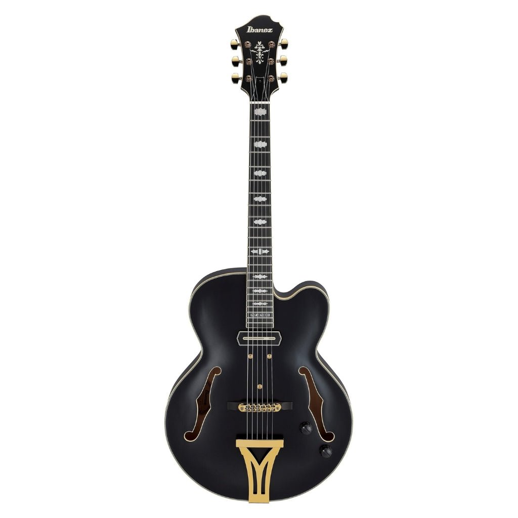 Ibanez PM3C Pat Metheny Signature Electric Guitar - Black Low Gloss Electric Guitars Sky Music