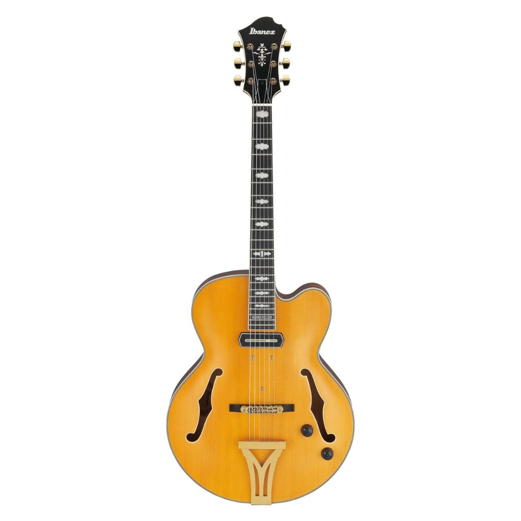 Ibanez PM3C Pat Metheny Signature Electric Guitar - Natural Amber Low Gloss Electric Guitars Sky Music