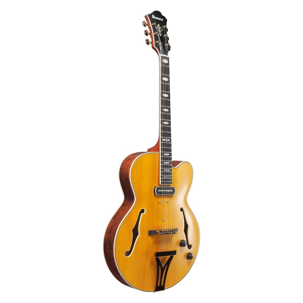 Ibanez PM3C Pat Metheny Signature Electric Guitar - Natural Amber Low Gloss Electric Guitars Sky Music