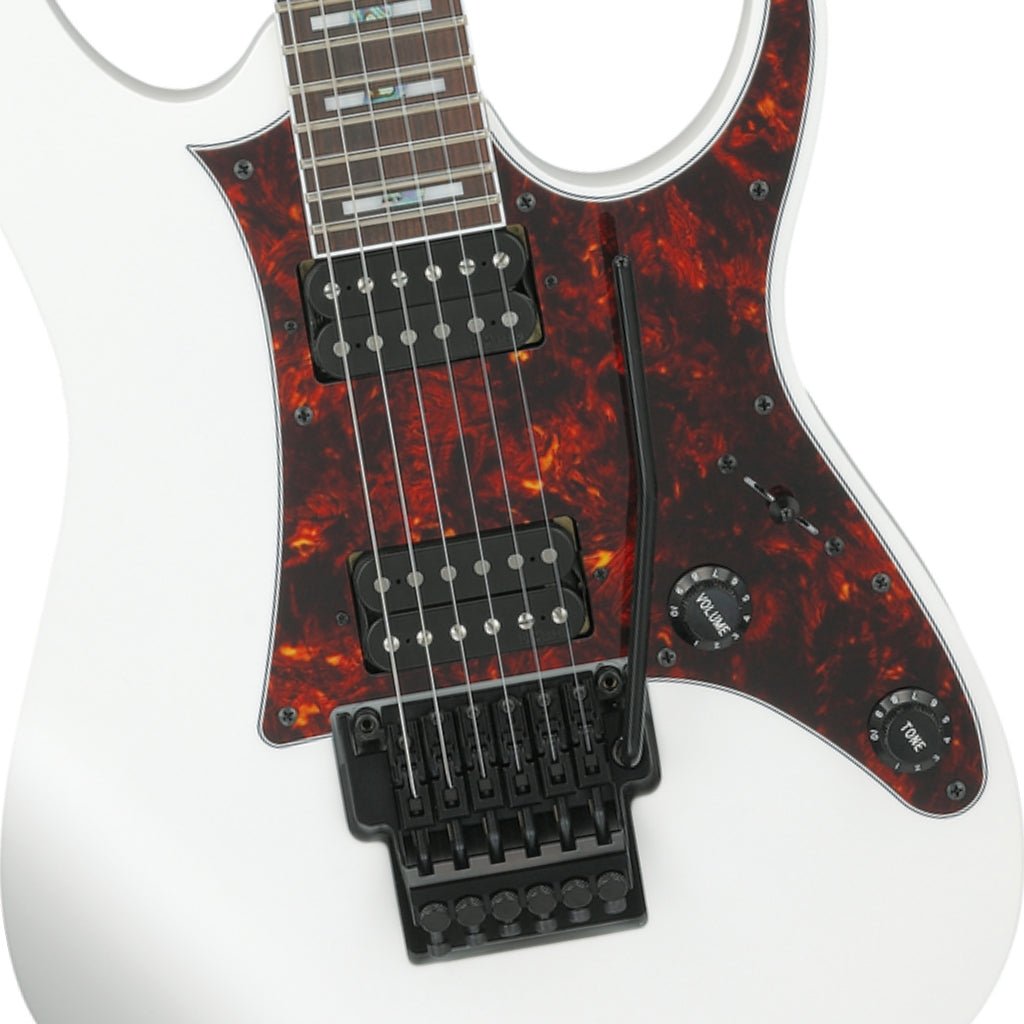 Ibanez Prestige RG653DX Electric Guitar - White Flat Electric Guitars Sky Music