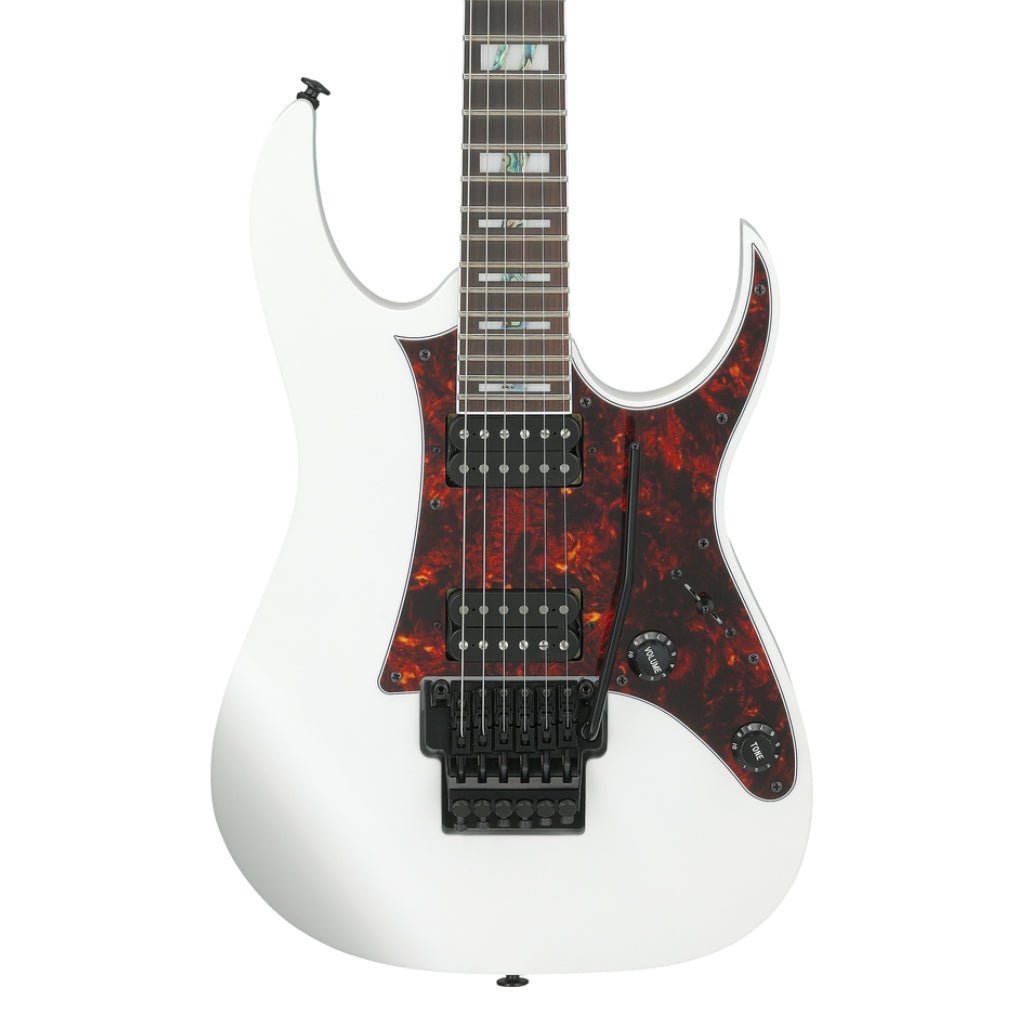 Ibanez Prestige RG653DX Electric Guitar - White Flat Electric Guitars Sky Music