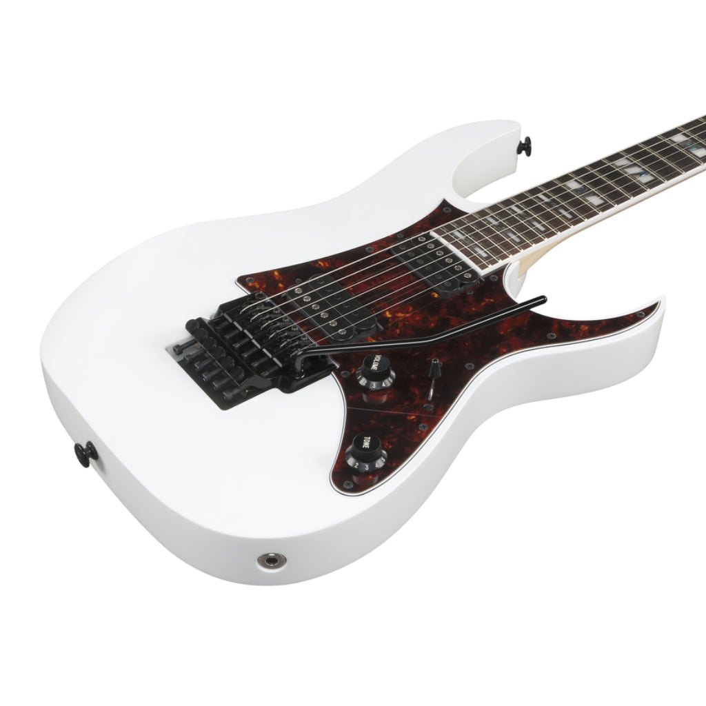 Ibanez Prestige RG653DX Electric Guitar - White Flat Electric Guitars Sky Music