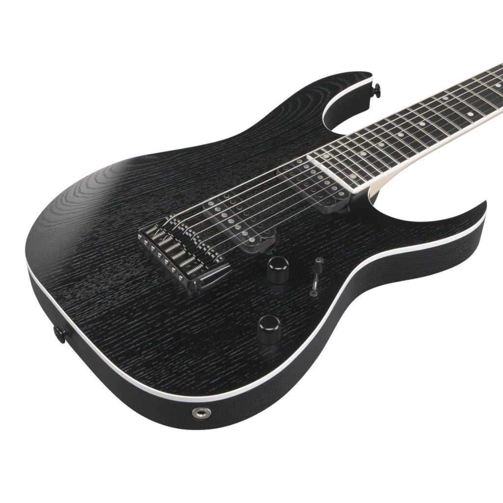 Ibanez Prestige RGR762AHBF 7-String Electric Guitar - Weathered Black Electric Guitars Sky Music