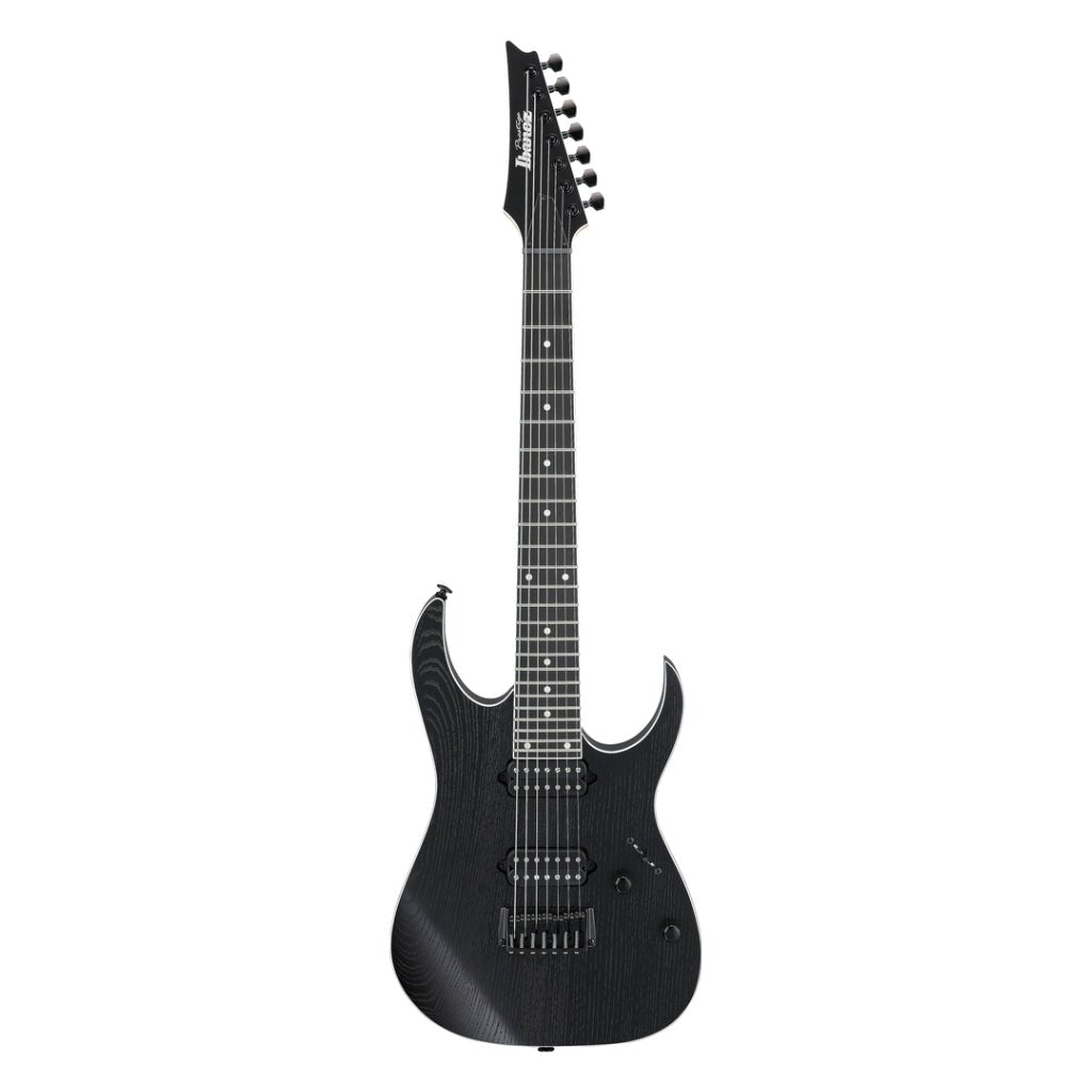 Ibanez Prestige RGR762AHBF 7-String Electric Guitar - Weathered Black Electric Guitars Sky Music