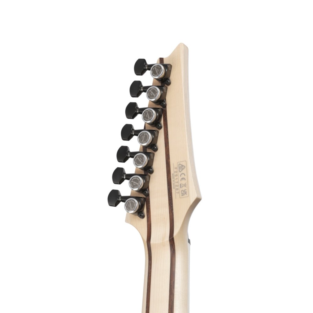Ibanez Prestige RGR762AHBF 7-String Electric Guitar - Weathered Black Electric Guitars Sky Music