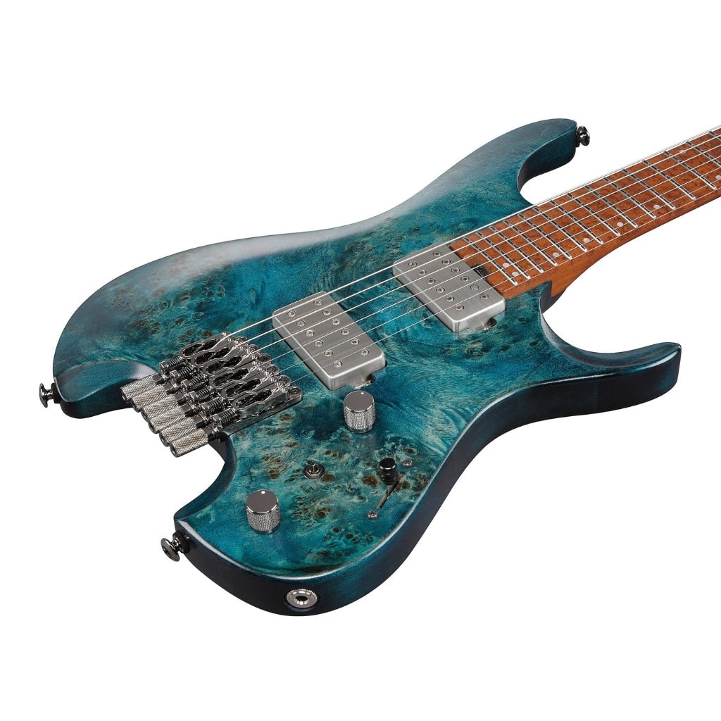 Ibanez Q52PB Electric Guitar - Cosmic Blue Low Gloss Electric Guitars Sky Music