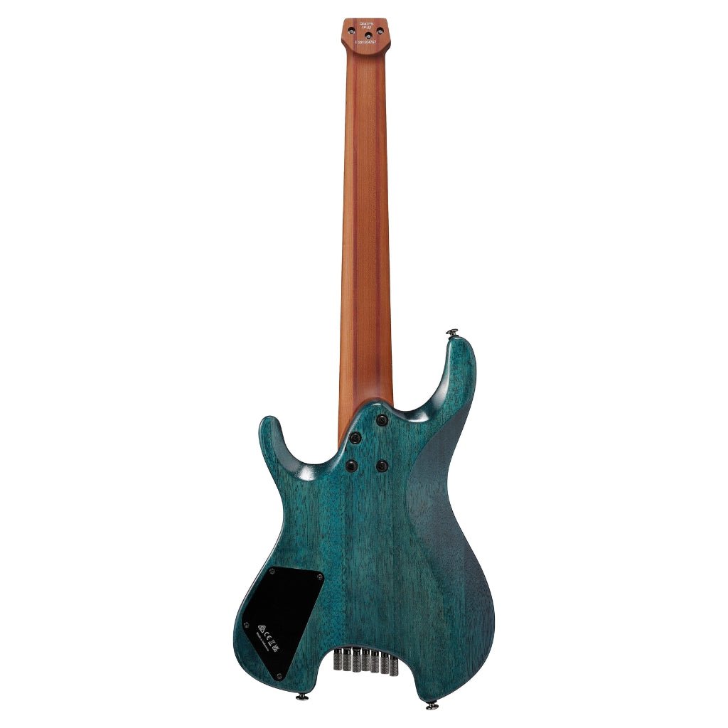 Ibanez Q547PB 7 String Electric Guitar - Cosmic Blue Low Gloss Electric Guitars Sky Music