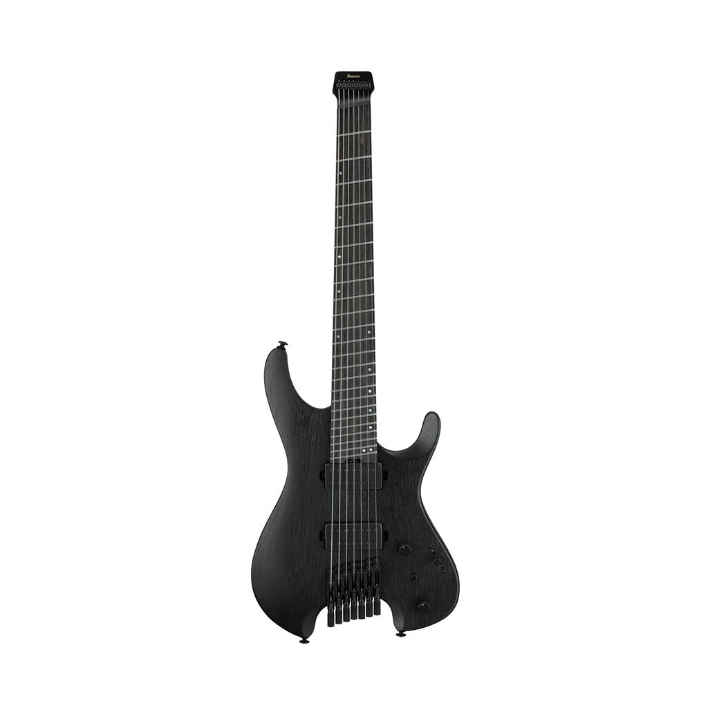 Ibanez QX527B 7-String Headless Electric Guitar - Weathered Black Electric Guitars Sky Music