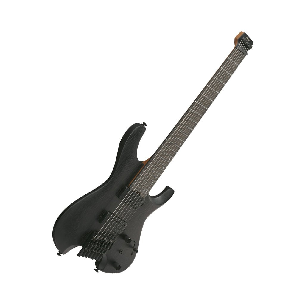 Ibanez QX527B 7-String Headless Electric Guitar - Weathered Black Electric Guitars Sky Music