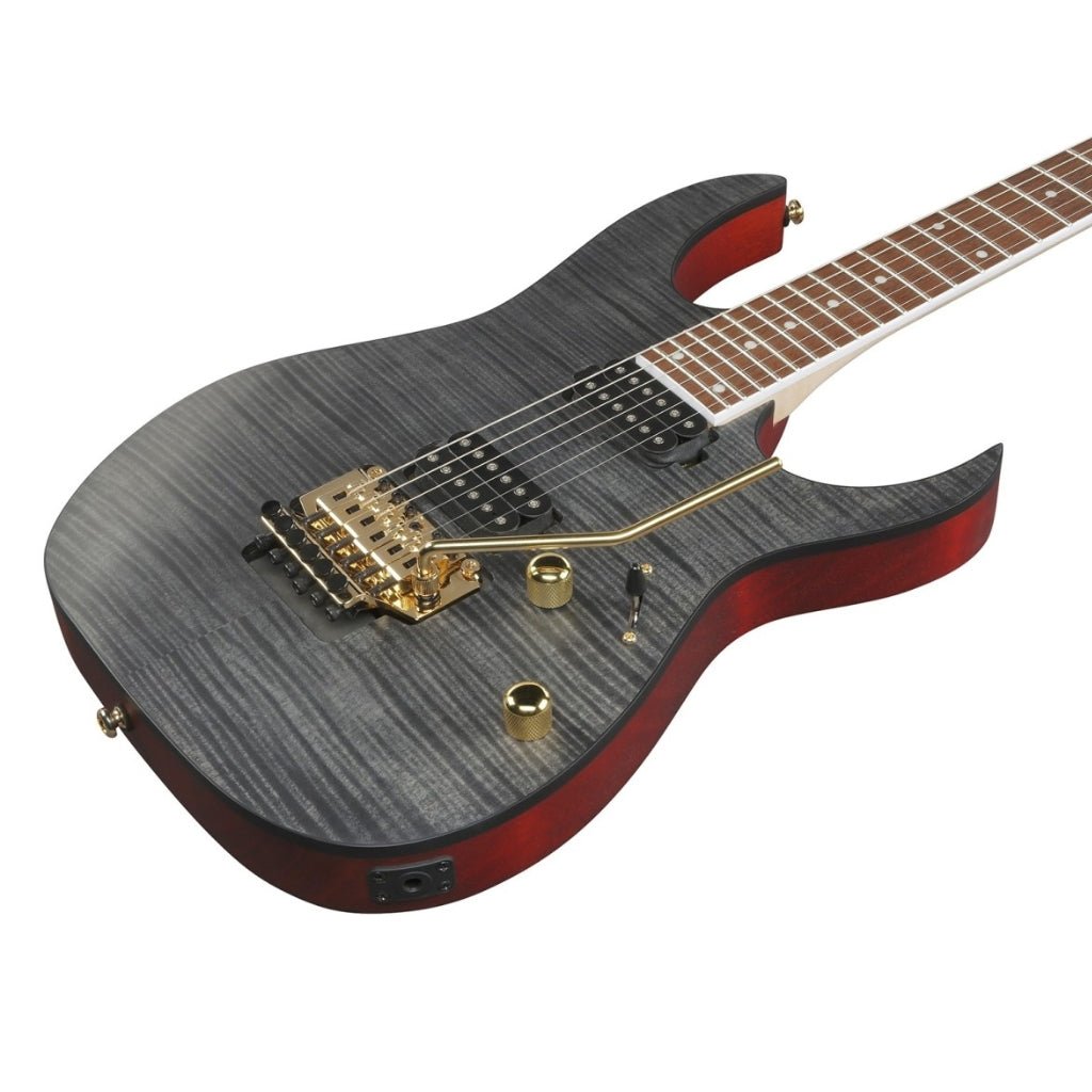 Ibanez RG RGR420FMSP Electric Guitar - Transparent Gray Flat Electric Guitars Sky Music