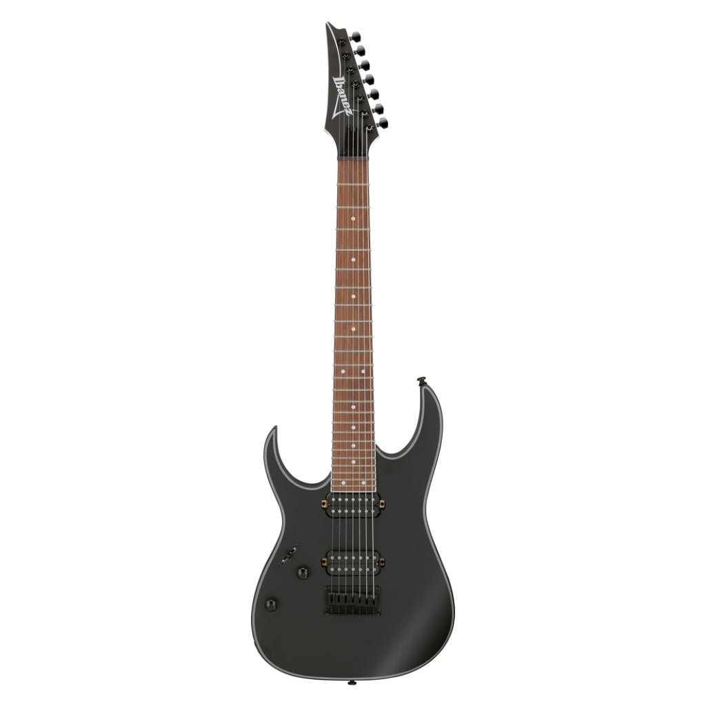 Ibanez RG7421EXL Left Handed 7-String Electric Guitar - Black Flat Electric Guitars Sky Music