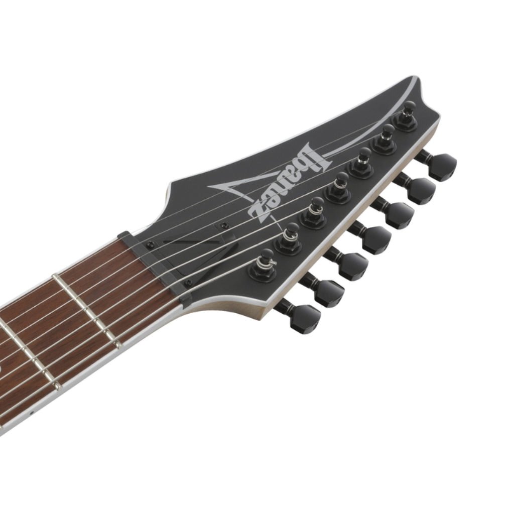 Ibanez RG7421EXL Left Handed 7-String Electric Guitar - Black Flat Electric Guitars Sky Music