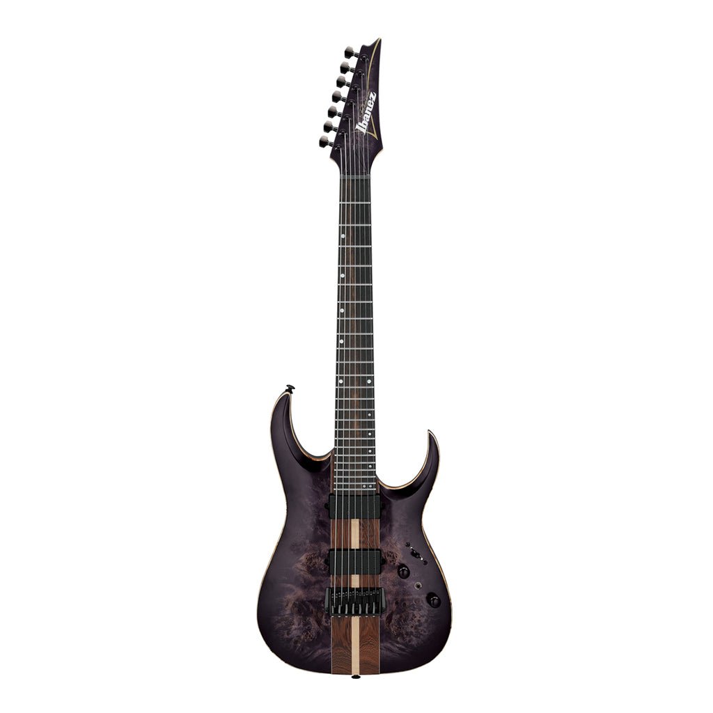 Ibanez RGA217P1PB Premium 7-String Electric Guitar w/Gigbag - Deep Twilight Burst Low Gloss Electric Guitars Sky Music