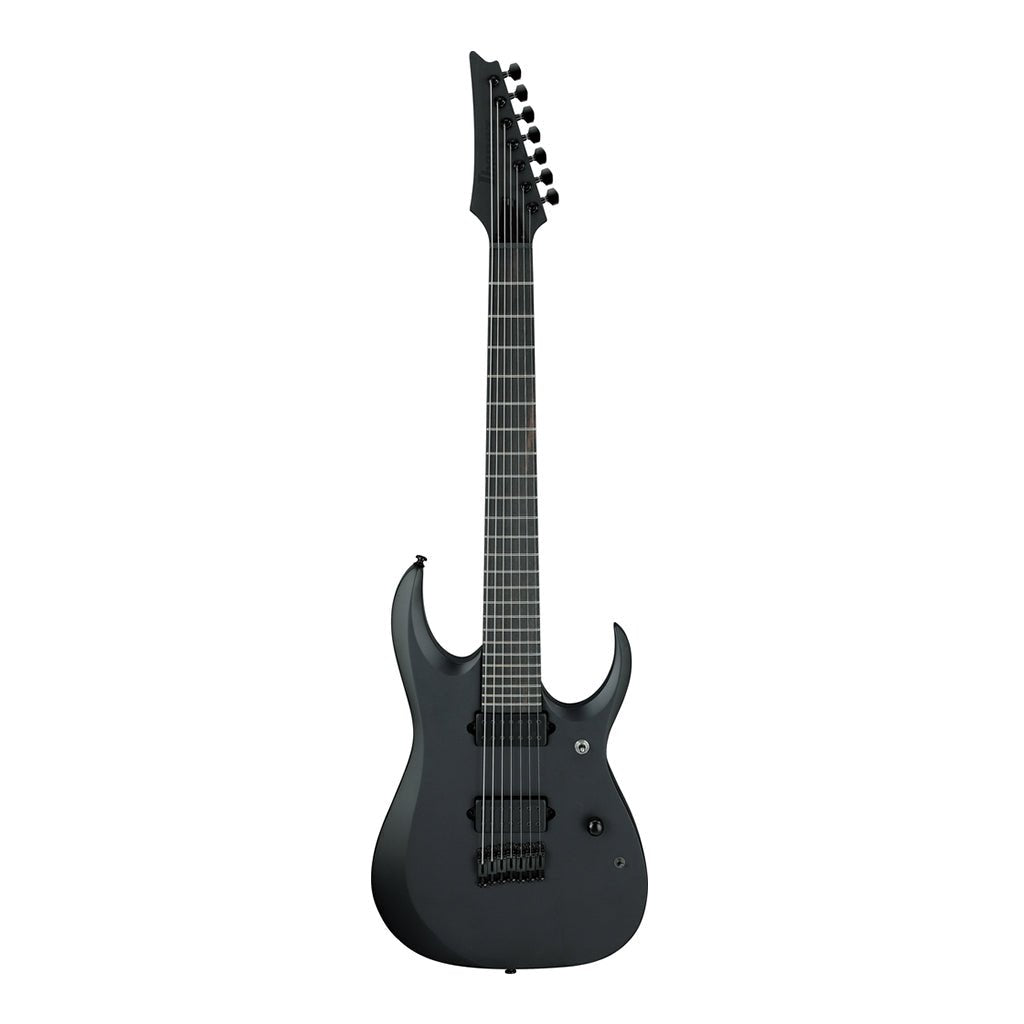 Ibanez RGDRB71 7-String Electric Guitar with Nyatoh Body and Ebony Fretboard - Black Flat Electric Guitars Sky Music