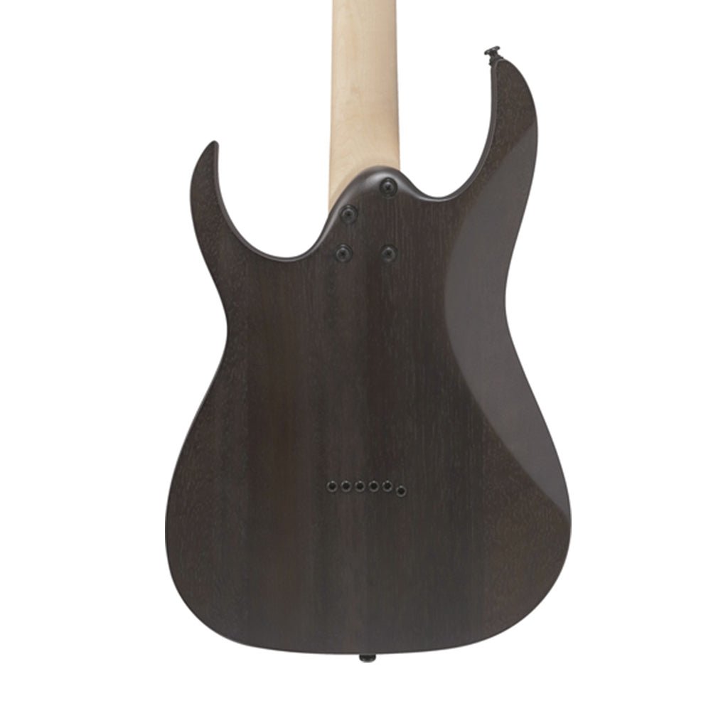 Ibanez RGR431PB Poplar Burl Top Electric Guitar - Charcoal Gray Flat Electric Guitars Sky Music