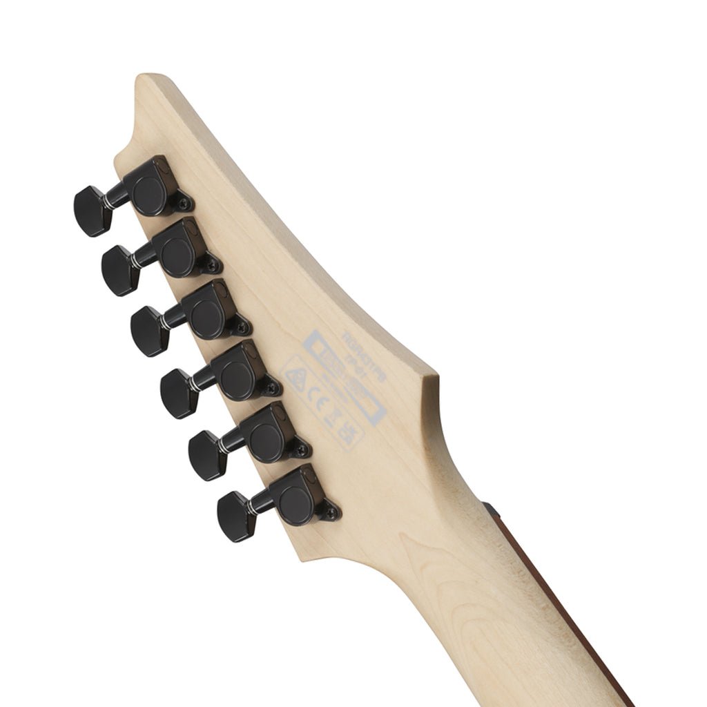 Ibanez RGR431PB Poplar Burl Top Electric Guitar - Charcoal Gray Flat Electric Guitars Sky Music