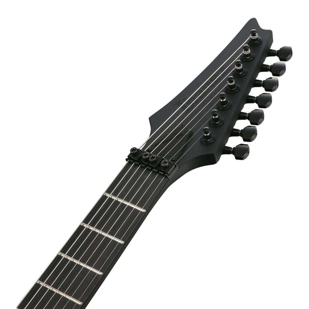 Ibanez RGRB720 7-String Electric Guitar with Ebony Fretboard - Black Flat Electric Guitars Sky Music