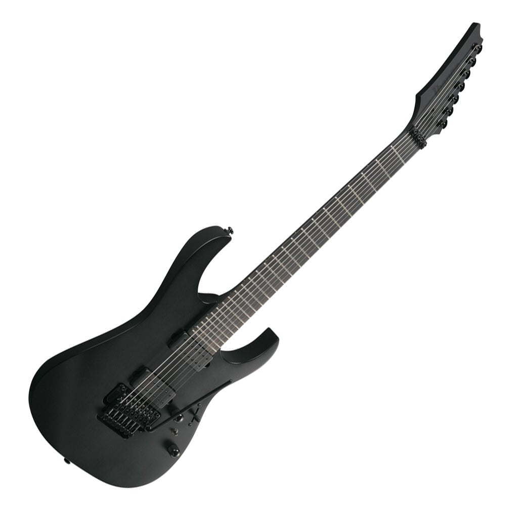 Ibanez RGRB720 7-String Electric Guitar with Ebony Fretboard - Black Flat Electric Guitars Sky Music