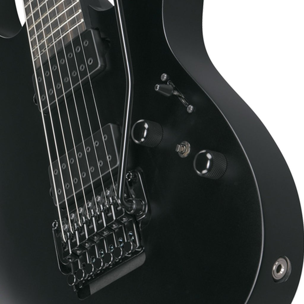 Ibanez RGRB720 7-String Electric Guitar with Ebony Fretboard - Black Flat Electric Guitars Sky Music