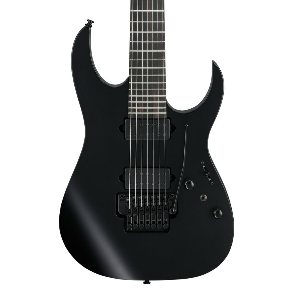 Ibanez RGRB720 7-String Electric Guitar with Ebony Fretboard - Black Flat Electric Guitars Sky Music