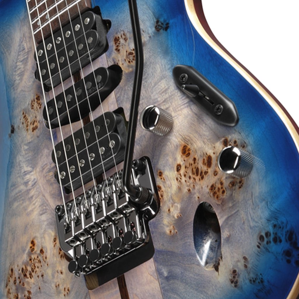 Ibanez S1070PBZCLB Electric Guitar Cerulean Blue Burst Electric Guitars Sky Music