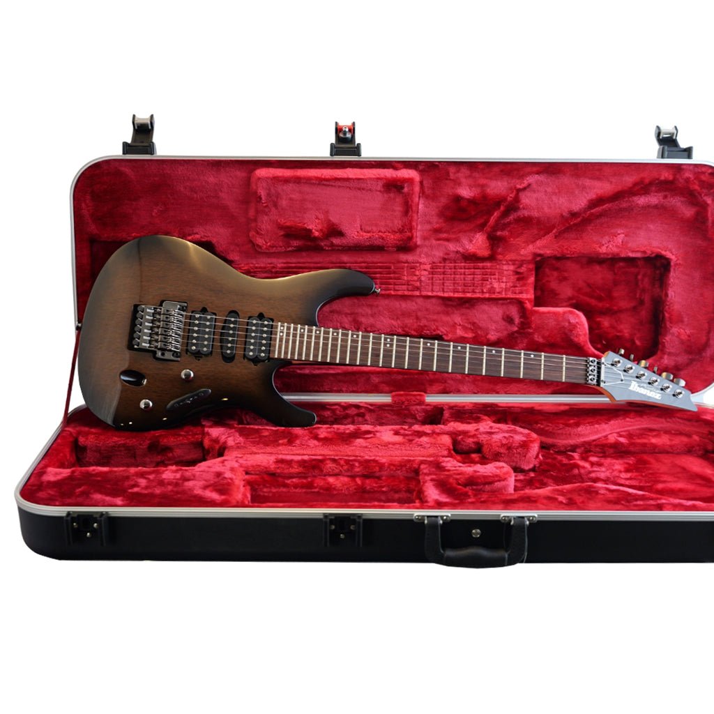 Ibanez S6570SKS Prestige Limited Edition Electric Guitar w/Case - Transparent Black Sunburst Electric Guitars Sky Music