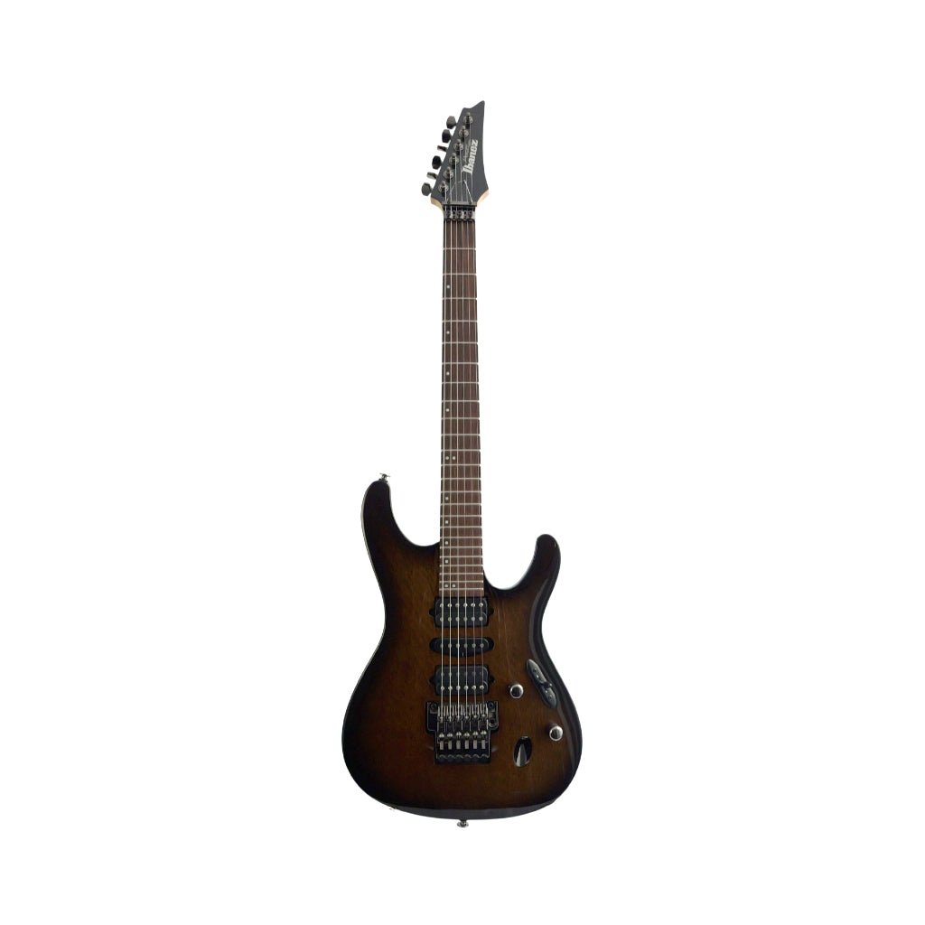 Ibanez S6570SKS Prestige Limited Edition Electric Guitar w/Case - Transparent Black Sunburst Electric Guitars Sky Music