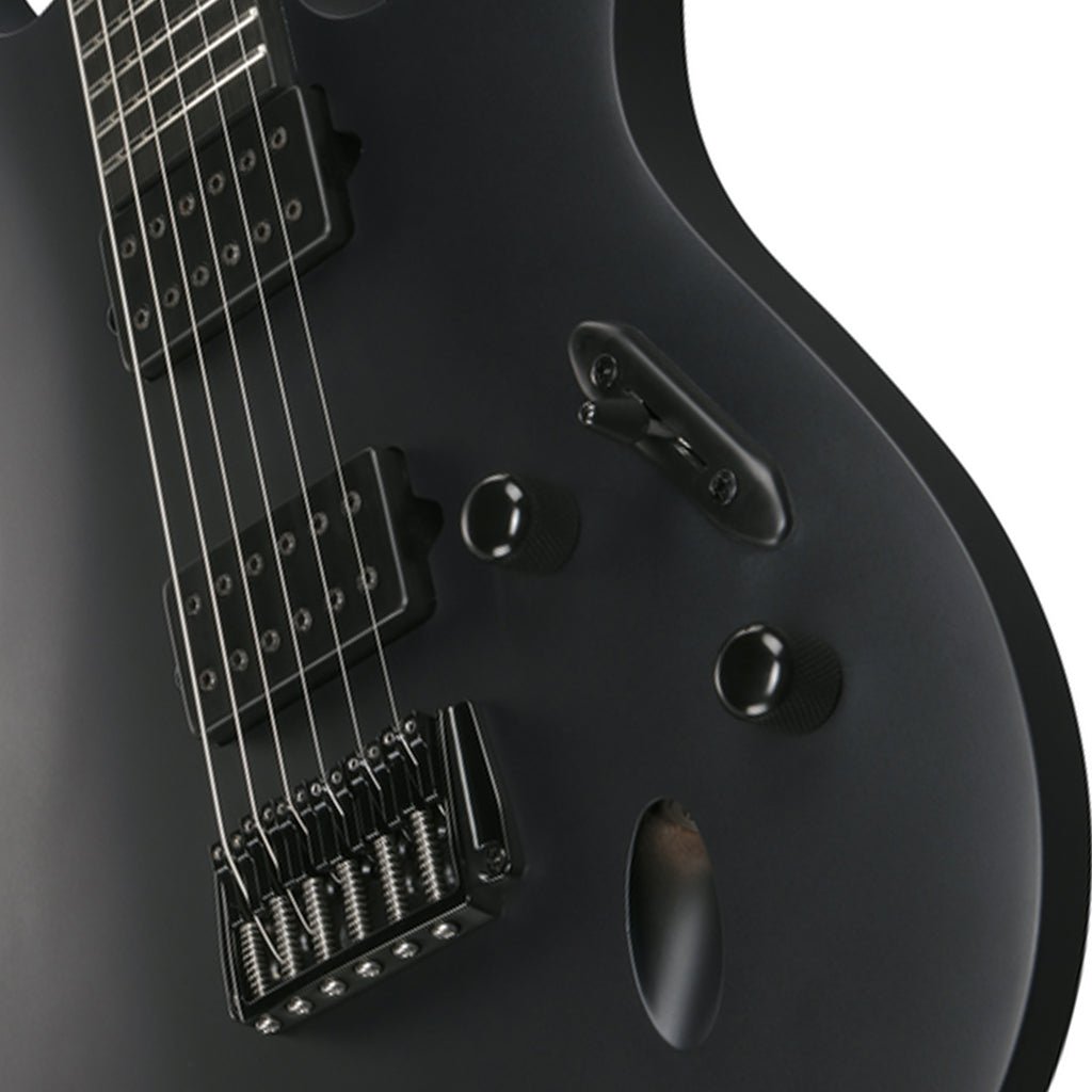 Ibanez S721RB Iron Label S Series Electric Guitar - Black Flat Electric Guitars Sky Music