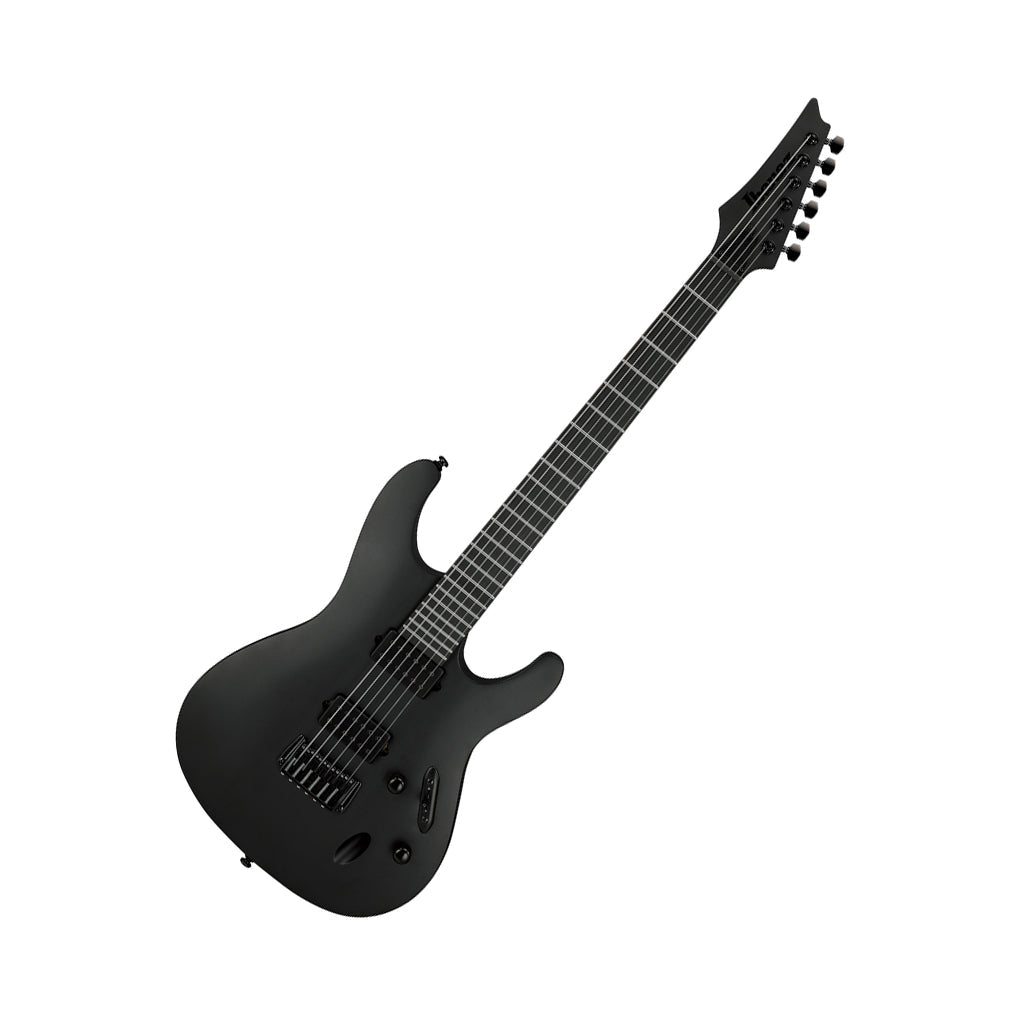 Ibanez S721RB Iron Label S Series Electric Guitar - Black Flat Electric Guitars Sky Music