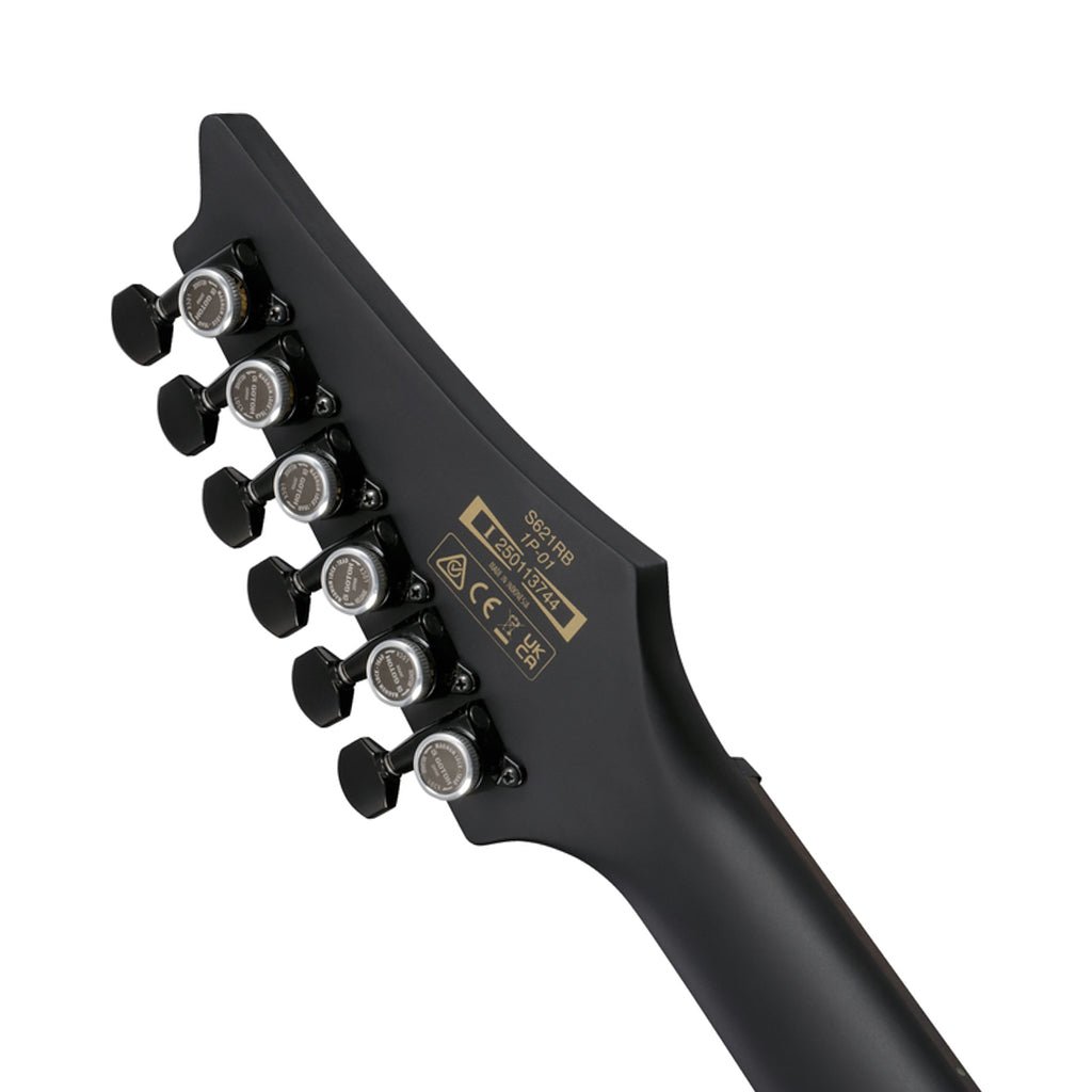 Ibanez S721RB Iron Label S Series Electric Guitar - Black Flat Electric Guitars Sky Music