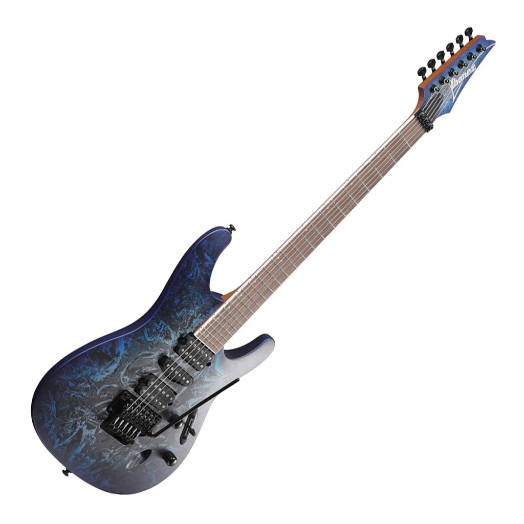 Ibanez S770CZM Electric Guitar Cosmic Blue Frozen Matte Electric Guitars Sky Music
