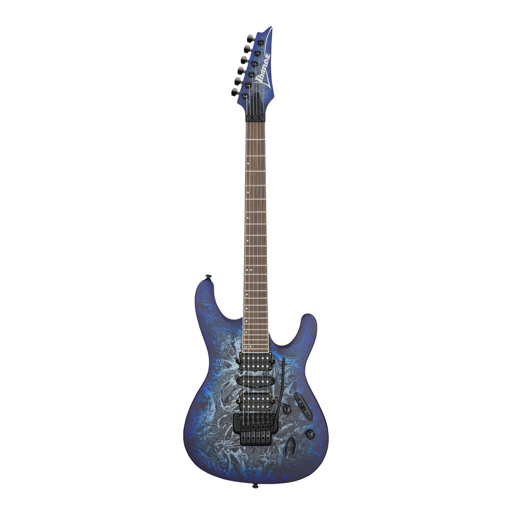 Ibanez S770CZM Electric Guitar Cosmic Blue Frozen Matte Electric Guitars Sky Music