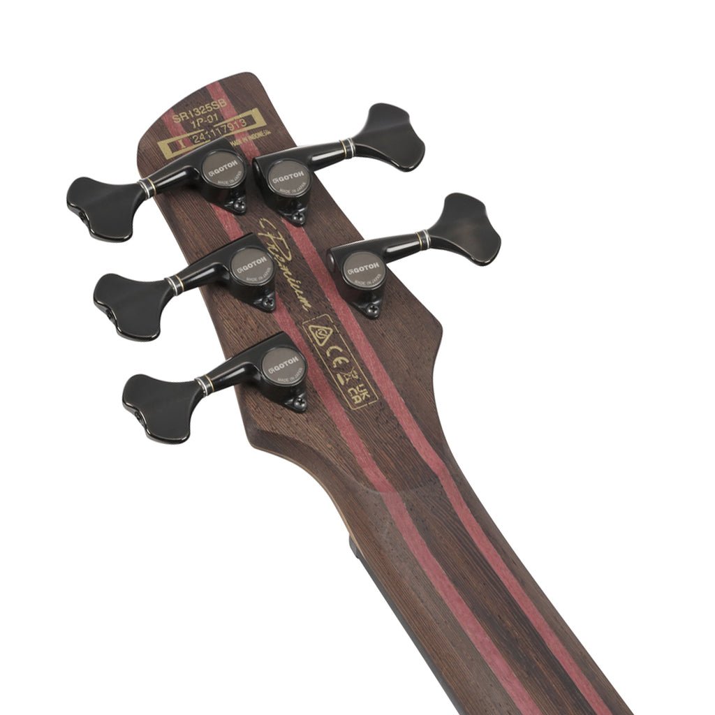 Ibanez SR1325SB Premium 5-String Bass Nordstrand Pickups - Icebreaker Wave Flat Bass Guitars Sky Music