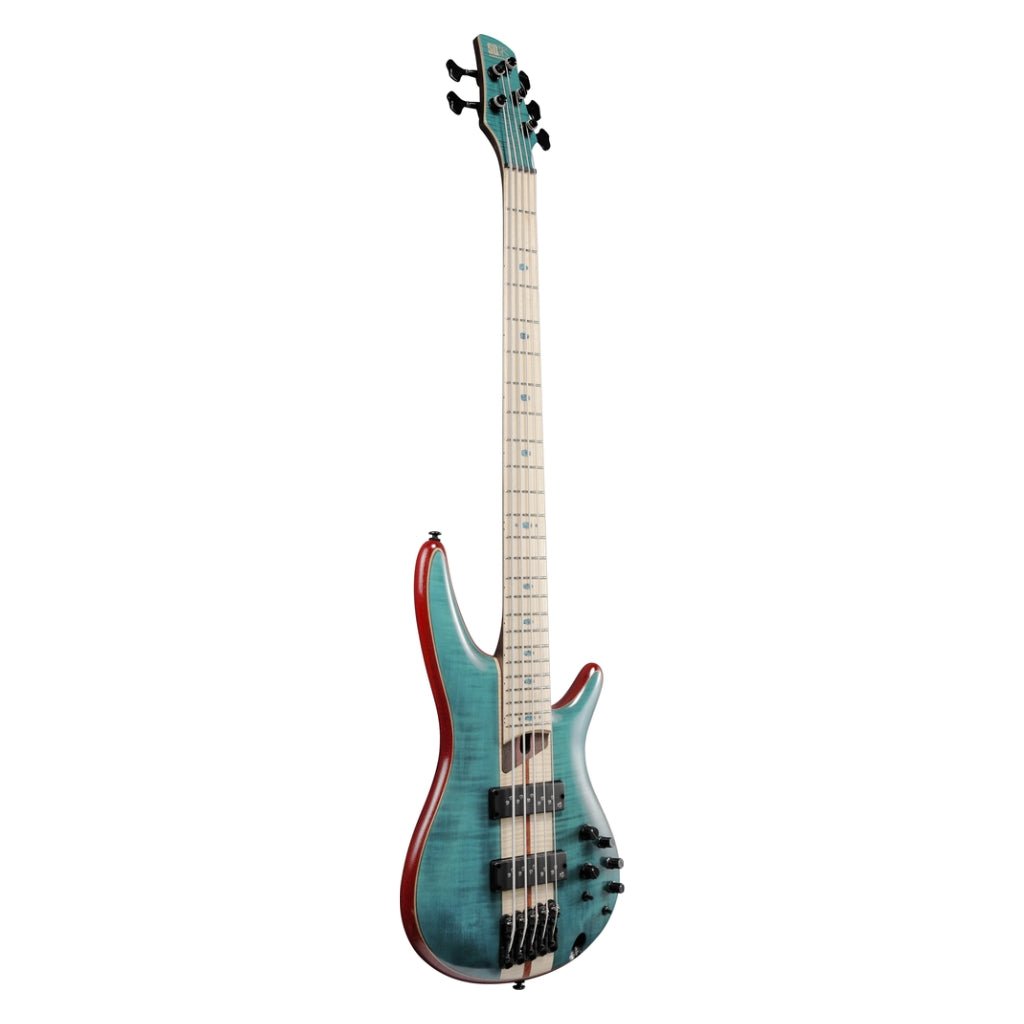 Ibanez SR1425BCGL 5 String Electric Bass Guitar Caribbean Green Low Gloss Bass Guitars Sky Music