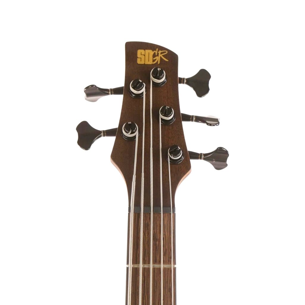 Ibanez SR1605B Premium Electric 5-String Bass, Caribbean Shoreline Flat Bass Guitars Sky Music